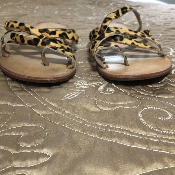 Naught Monkey Zooche Leopard Print Sandals - Picture 4 of 9